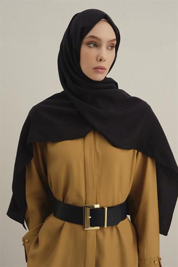 Armine Düz Lyocell Şal - Koyu Lacivert 03