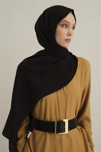 Armine Düz Lyocell Şal - Siyah 01