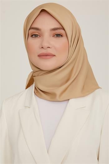 Armine Düz Twill Eşarp - Bej 777