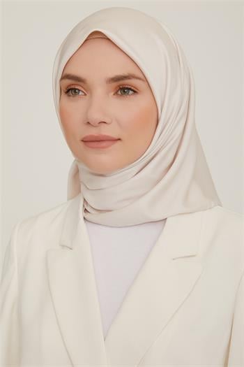 Armine Düz Twill Eşarp - Ekru 768