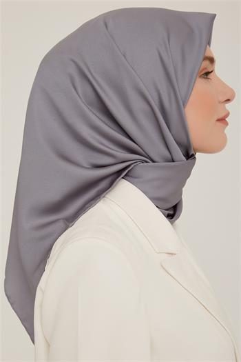 Armine Düz Twill Eşarp - Füme 782