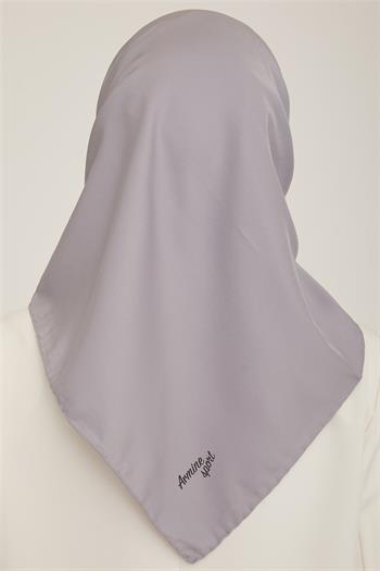 Armine Düz Twill Eşarp - Gri 772