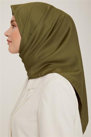 Armine Düz Twill Eşarp - Haki 767