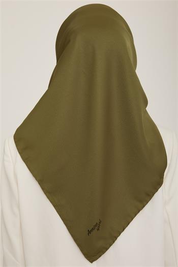 Armine Düz Twill Eşarp - Haki 767