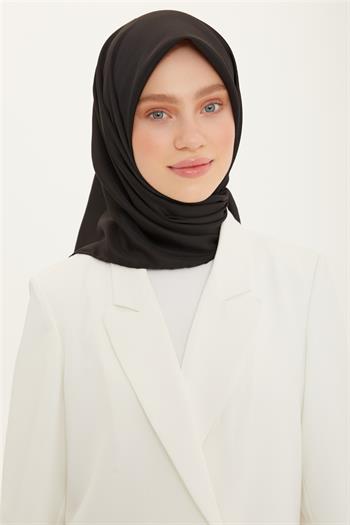 Armine Düz Twill Eşarp - Siyah 1075