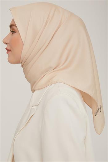 Armine Düz Twill Eşarp - Koyu Krem 769