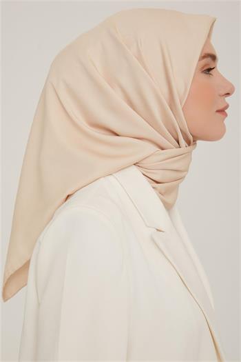 Armine Düz Twill Eşarp - Koyu Krem 769