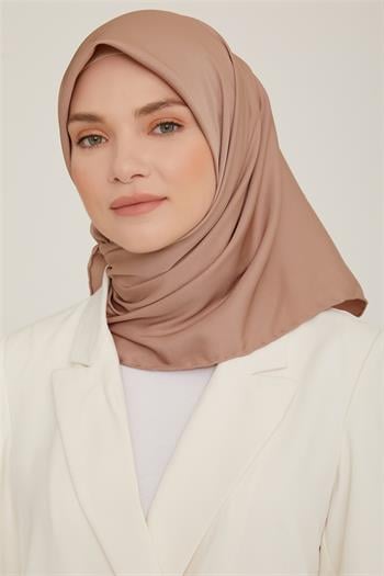 Armine Düz Twill Eşarp - Vizon 770