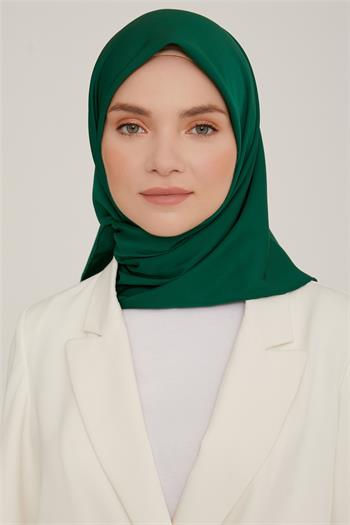 Armine Düz Twill Eşarp - Zümrüt 787