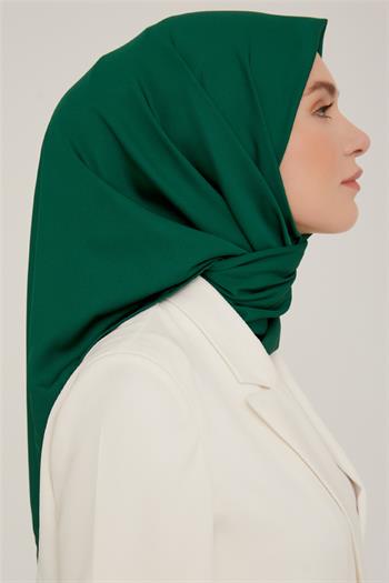 Armine Düz Twill Eşarp - Zümrüt 787