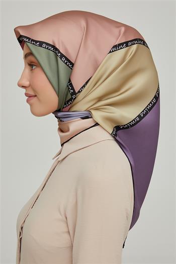Armine İpek Eşarp 2022 Kış 8600-02 Twill