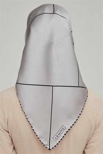 Armine İpek Eşarp 2022 Kış 8655-07 Twill