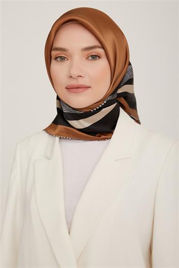 Armine İpek Eşarp 2023 Kış 8811-37 Twill