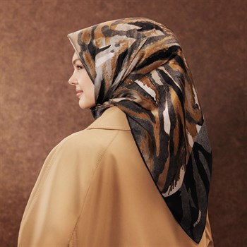 Armine İpek Eşarp 2023 Kış 8815-02 Twill