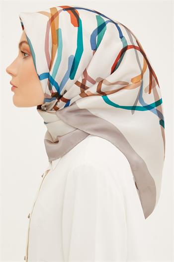 Armine İpek Eşarp 2023 Yaz 8902-01 Twill