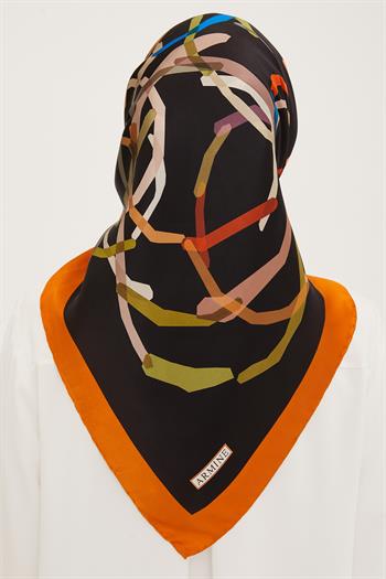 Armine İpek Eşarp 2023 Yaz 8902-36 Twill