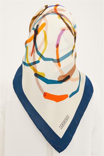 Armine İpek Eşarp 2023 Yaz 8902-55 Twill