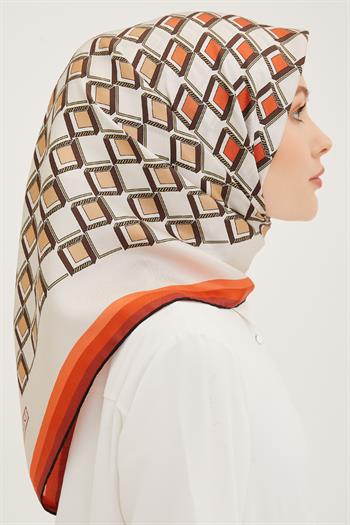 Armine İpek Eşarp 2023 Yaz 8913-39 Twill