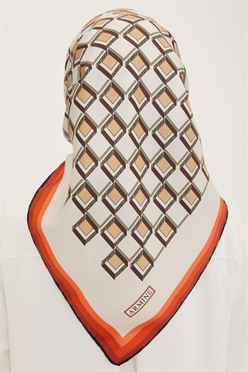 Armine İpek Eşarp 2023 Yaz 8913-39 Twill