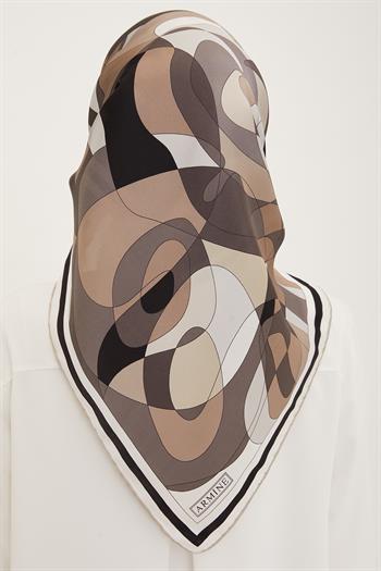 Armine İpek Eşarp 2023 Yaz 8926-37 Twill