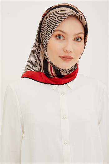 Armine İpek Eşarp 2023 Yaz 8930-01 Twill
