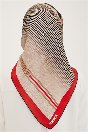 Armine İpek Eşarp 2023 Yaz 8930-01 Twill