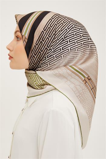 Armine İpek Eşarp 2023 Yaz 8930-02 Twill
