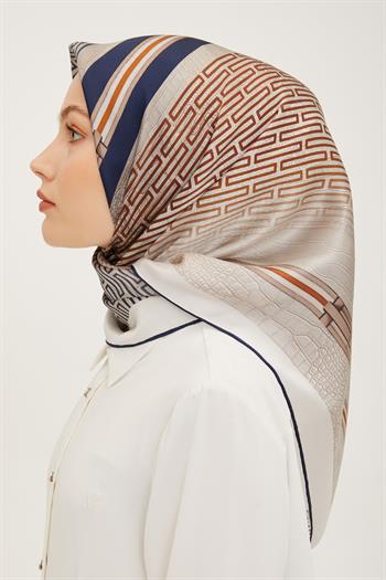 Armine İpek Eşarp 2023 Yaz 8930-53 Twill