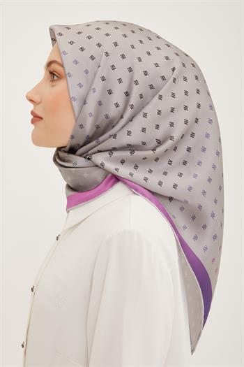 Armine İpek Eşarp 2023 Yaz 8936-37 Twill