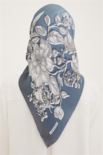 Armine İpek Eşarp 2023 Yaz 8938-32 Twill
