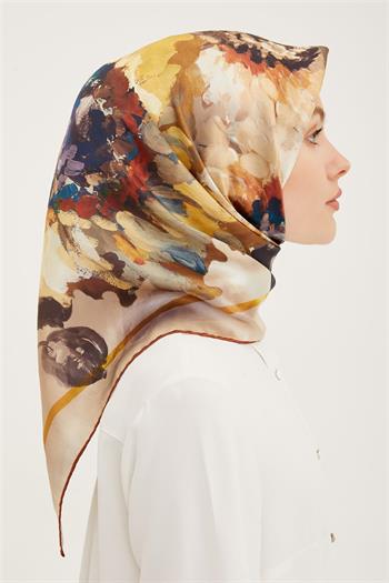 Armine İpek Eşarp 2023 Yaz 8951-03 Twill