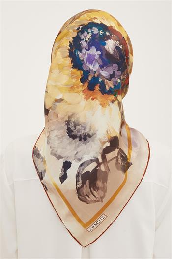 Armine İpek Eşarp 2023 Yaz 8951-03 Twill