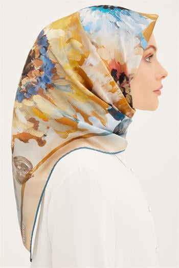 Armine İpek Eşarp 2023 Yaz 8951-04 Twill
