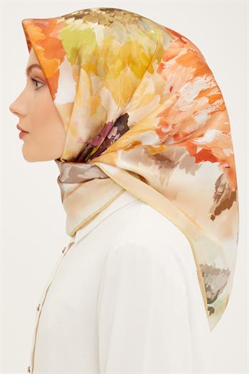 Armine İpek Eşarp 2023 Yaz 8951-32 Twill