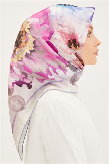 Armine İpek Eşarp 2023 Yaz 8951-34 Twill