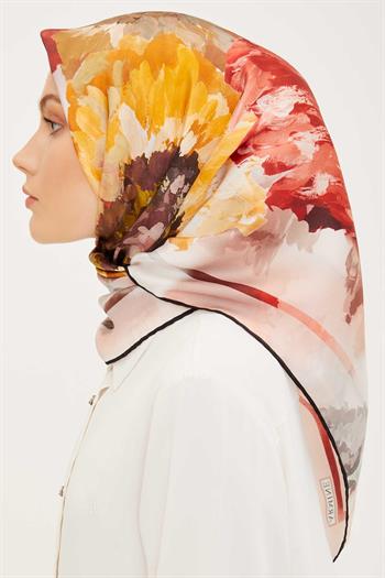 Armine İpek Eşarp 2023 Yaz 8951-35 Twill