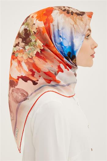 Armine İpek Eşarp 2023 Yaz 8951-36 Twill