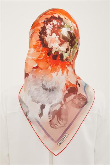 Armine İpek Eşarp 2023 Yaz 8951-36 Twill