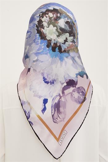 Armine İpek Eşarp 2023 Yaz 8951-37 Twill