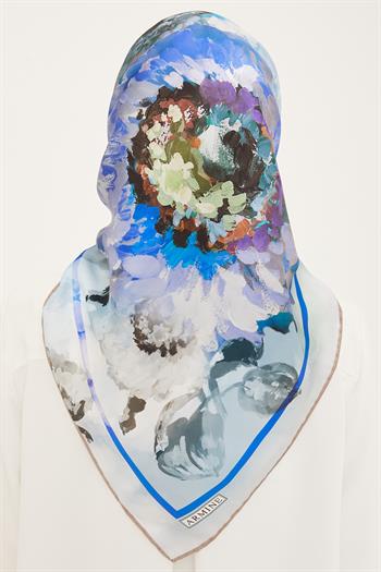 Armine İpek Eşarp 2023 Yaz 8951-38 Twill