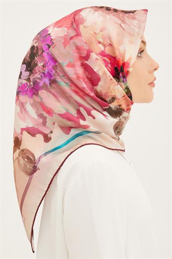 Armine İpek Eşarp 2023 Yaz 8951-50 Twill