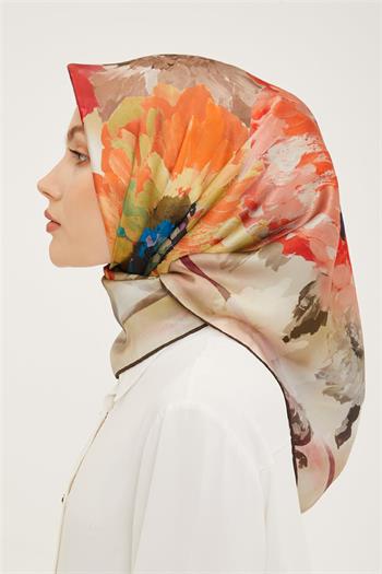 Armine İpek Eşarp 2023 Yaz 8951-51 Twill