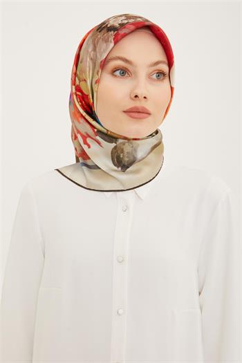 Armine İpek Eşarp 2023 Yaz 8951-51 Twill