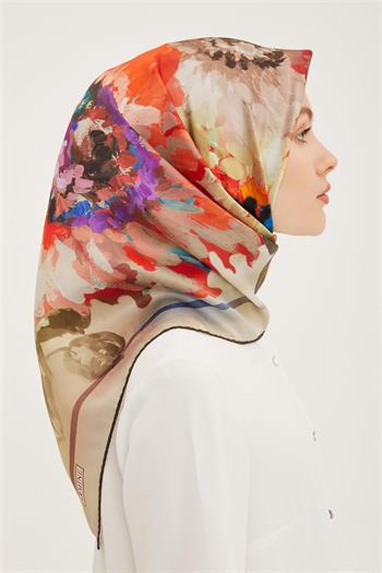 Armine İpek Eşarp 2023 Yaz 8951-51 Twill