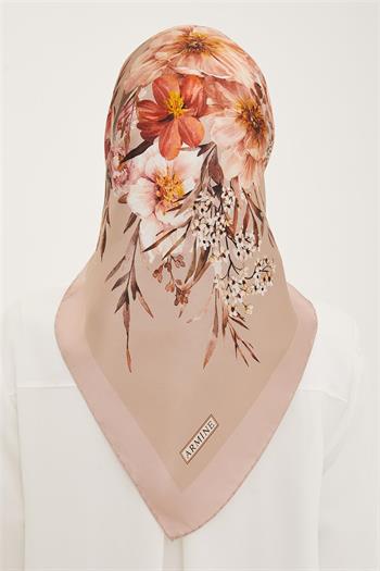 Armine İpek Eşarp 2023 Yaz 8952-11 Twill