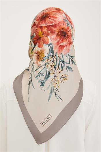 Armine İpek Eşarp 2023 Yaz 8952-31 Twill
