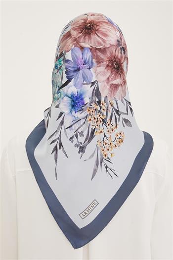 Armine İpek Eşarp 2023 Yaz 8952-32 Twill