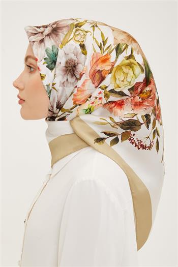 Armine İpek Eşarp 2023 Yaz 8952-35 Twill