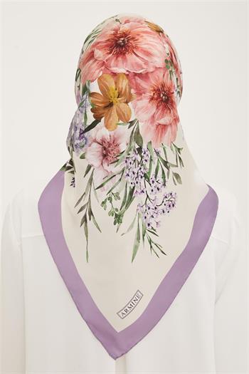 Armine İpek Eşarp 2023 Yaz 8952-38 Twill