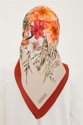 Armine İpek Eşarp 2023 Yaz 8952-54 Twill